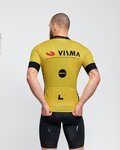 BONAVELO Cycling short sleeve jersey - VISMA 2025 - yellow/black