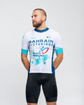 BONAVELO Cycling short sleeve jersey - BAHRAIN VICTORIOUS 2025 - white/light green