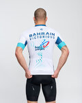 BONAVELO Cycling short sleeve jersey - BAHRAIN VICTORIOUS 2025 - white/light green