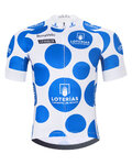 BONAVELO Cycling short sleeve jersey and shorts - LA VUELTA - white/black/blue