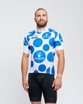 BONAVELO Cycling short sleeve jersey - LA VUELTA - white/blue