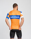 BONAVELO Cycling short sleeve jersey - RABOBANK - orange/blue