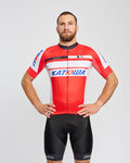 BONAVELO Cycling short sleeve jersey - KATUSHA - red/white