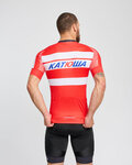 BONAVELO Cycling short sleeve jersey - KATUSHA - red/white