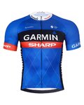 BONAVELO Cycling short sleeve jersey - GARMIN SHARP - blue/black