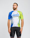 BONAVELO Cycling short sleeve jersey - LIQUIGAS CANNONDALE - blue/green/white