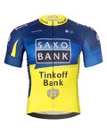 BONAVELO Cycling short sleeve jersey - SAXO BANK TINKOFF - blue/yellow