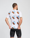 BONAVELO Cycling short sleeve jersey - AG2R LA MONDIALE - white/blue
