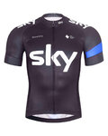 BONAVELO Cycling short sleeve jersey - SKY - black