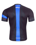 BONAVELO Cycling short sleeve jersey - SKY - black