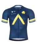 BONAVELO Cycling short sleeve jersey - AQUA BLUE - blue/gold