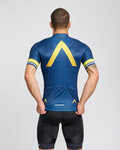 BONAVELO Cycling short sleeve jersey - AQUA BLUE - blue/gold