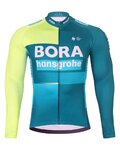 BONAVELO Cycling winter long sleeve jersey - BORA 2024 WINTER - green