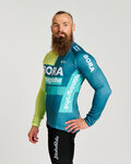 BONAVELO Cycling winter long sleeve jersey - BORA 2024 WINTER - green