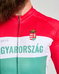 BONAVELO Cycling winter long sleeve jersey - HUNGARY WINTER - red/green