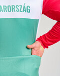 BONAVELO Cycling winter long sleeve jersey - HUNGARY WINTER - red/green