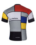 BONAVELO Cycling short sleeve jersey - 1985 LA VIE CLAIRE RADAR - multicolour