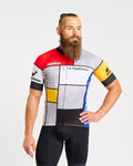 BONAVELO Cycling short sleeve jersey - 1985 LA VIE CLAIRE RADAR - multicolour