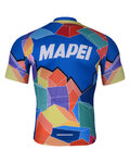 BONAVELO Cycling short sleeve jersey - MAPEI - blue/multicolour