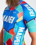 BONAVELO Cycling short sleeve jersey - MAPEI - blue/multicolour