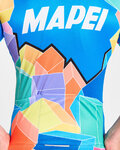 BONAVELO Cycling short sleeve jersey - MAPEI - blue/multicolour