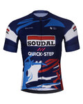 BONAVELO Cycling short sleeve jersey - SOUDAL-QUICKSTEP 2025 - blue/white