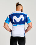 BONAVELO Cycling short sleeve jersey - MOVISTAR 2025 - white/blue