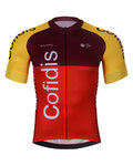 BONAVELO Cycling short sleeve jersey - COFIDIS 2026 - red/yellow