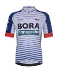 BONAVELO Cycling short sleeve jersey - BORA KID 2026 - white/multicolour