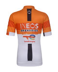 BONAVELO Cycling short sleeve jersey - INEOS GRENADIERS KID 2026 - white/orange