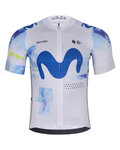 BONAVELO Cycling short sleeve jersey - MOVISTAR 2026 - white/blue