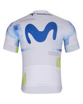 BONAVELO Cycling short sleeve jersey - MOVISTAR 2026 - white/blue