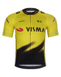 BONAVELO Cycling short sleeve jersey - VISMA 2026 - yellow/black