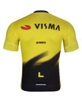 BONAVELO Cycling short sleeve jersey - VISMA 2026 - yellow/black