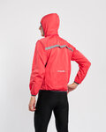 HOLOKOLO Cycling rain jacket - NEON - red
