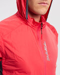 HOLOKOLO Cycling rain jacket - NEON - red