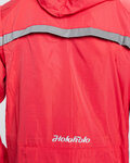 HOLOKOLO Cycling rain jacket - NEON - red