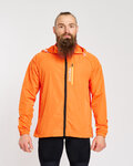 HOLOKOLO Cycling rain jacket - WIND/RAIN - orange