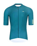 HOLOKOLO Cycling short sleeve jersey - VICTORIOUS GOLD ELITE - turquoise