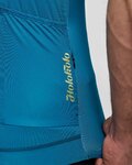 HOLOKOLO Cycling short sleeve jersey - VICTORIOUS GOLD ELITE - turquoise