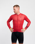 HOLOKOLO Cycling summer long sleeve jersey - VICTORIOUS ELITE - red