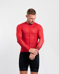 HOLOKOLO Cycling summer long sleeve jersey - VICTORIOUS ELITE - red