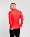 HOLOKOLO Cycling winter long sleeve jersey - STARLIGHT WINTER - red