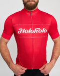 HOLOKOLO Cycling short sleeve jersey - GEAR UP - red