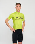HOLOKOLO Cycling short sleeve jersey - GEAR UP - yellow