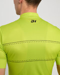 HOLOKOLO Cycling short sleeve jersey - GEAR UP - yellow