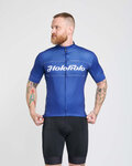 HOLOKOLO Cycling short sleeve jersey - GEAR UP - blue