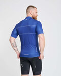HOLOKOLO Cycling short sleeve jersey - GEAR UP - blue