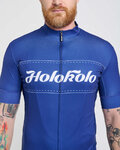 HOLOKOLO Cycling short sleeve jersey - GEAR UP - blue