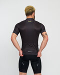 HOLOKOLO Cycling short sleeve jersey - LEVEL UP - black